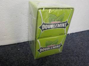 lot 62 image: Wrigleys Doublemint 150 sticks Gum...