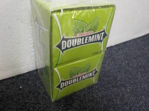lot 65 image: Wrigleys Doublemint 150 sticks Gum...