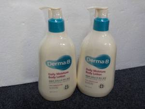 lot 71 image: 2 DermaiB Body Lotion 13.5 oz each...