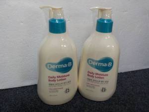 lot 73 image: 2 DermaiB Body Lotion 13.5 oz each...
