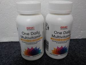 lot 80 image: 2 GNC Womens One Daily Vitamins e...