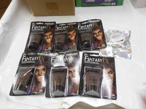 lot 96 image: 6 Mehron Fantasy FX Make Up and 3 C...