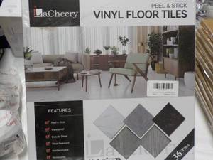 lot 124 image: LaCherry Peel and Stick Vinyl Floor...