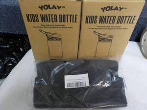 lot 129 image: Yulay set of 2 Kids Water Bottles a...