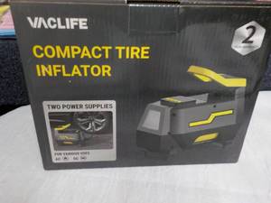 lot 200 image: Vaclife Compact Tire Inflator...