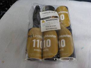 lot 215 image: 3 Pet Lint Masters Plus Sheets...