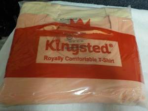 lot 218 image: Kingsted set of 3 size 4XL T-shirts...