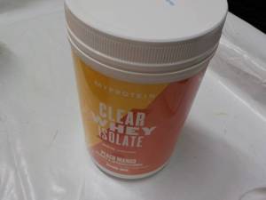 lot 230 image: 1.05 lb. Clear Whey Isolate Peach M...