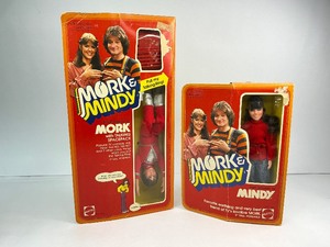 lot 34 image: Mork & Mindy Dolls in Box