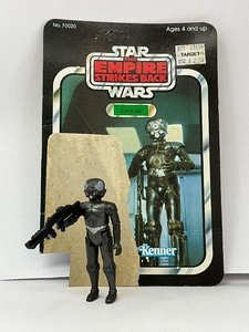 lot 20 image: Star Wars Empire Strikes Back Action Figure Zuckuss with Weapon and Cardback