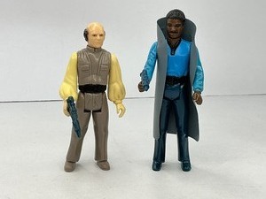 lot 83 image: 1980 Star Wars ESB Lando Calrissian & Lobot Action Figures