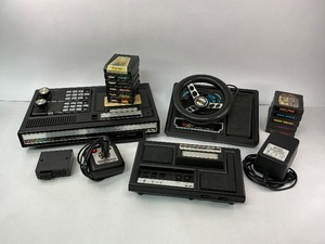 lot 128 image: 1982 ColecoVision Gaming Console with Expansion Module #1 & #2 Plus Games - Untested