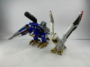 lot 156 image: Power Rangers White Rangers Deluxe Falconzord & Lightspeed Rescue Bird