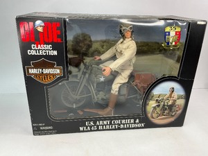 lot 194 image: G.I. Joe Classic Collection U.S. Army Courier & WLA 45 Harley Davidson