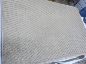 lot 18 image: Cotton Memory Foam Mat Beige 24 x 3...