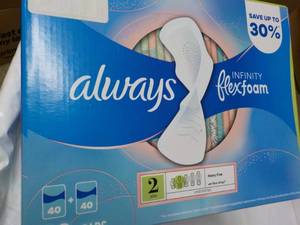 lot 67 image: Always Flex Form 80 pads...