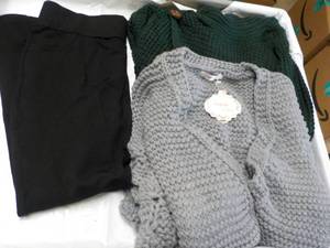lot 82 image: 2 New Sweaters and Slacks from Amaz...