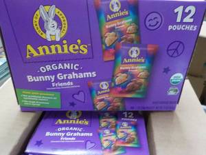 lot 120 image: 4 Boxes  Annies Organic 12 pouches...