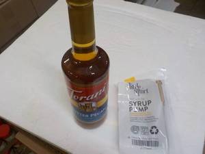 lot 127 image: Torani 25.4 Butter Pecan Syrup with...