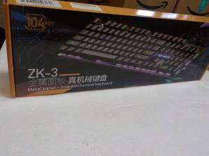 lot 129 image: ZK-3 Metal Panel 104 Key True Mecha...