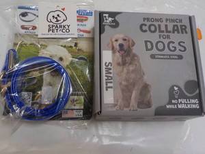 lot 156 image: Prong Pitch Stainless Steel Collar ...