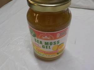 lot 162 image: 16 oz Jar Sea Moss Gel Mango Pineap...