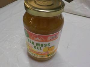 lot 163 image: 16 oz Jar Sea Moss Gel Mango Pineap...
