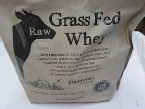 lot 197 image: 5 lb. Bag Grass Fed Whey...