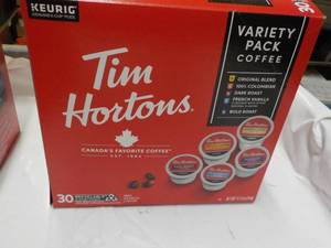 lot 202 image: Keurig Tim Hoton Variety Pack Coffe...