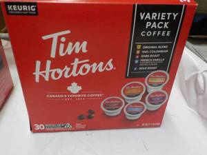 lot 203 image: Keurig Tim Hoton Variety Pack Coffe...