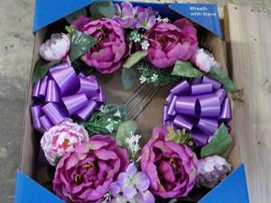 lot 214 image: Wreath with Stand 15 Diameter...