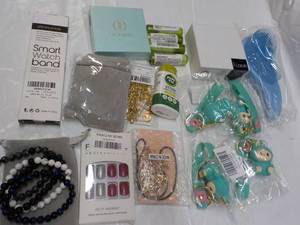 lot 234 image: Misc Jewelry, Lipstick, Key Chains...