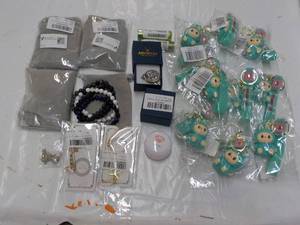 lot 235 image: Misc Jewelry, Lipstick, Key Chains...