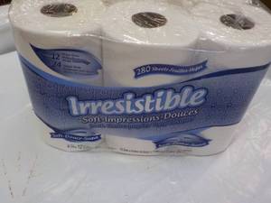 lot 239 image: 12 Rolls Irrestible 2 Ply Toilet Pa...