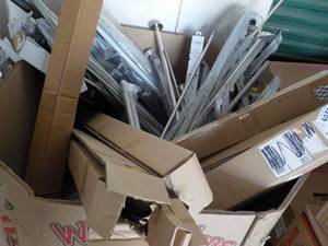 lot 243 image: pallet of Overstock Curtain Blinds...