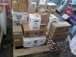 lot 249 image: Pallet of Unclaimed Food...