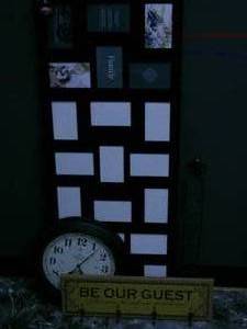 lot 149 image: Misc. lot of home decor and clock ...