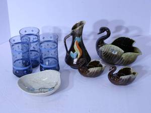 lot 106 image: Vintage Pottery and Galsswares...