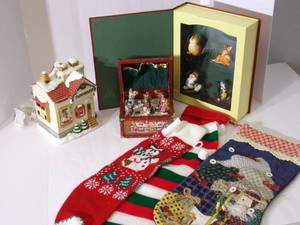 lot 17 image: Bambi Ornaments w Lot of Christmas...