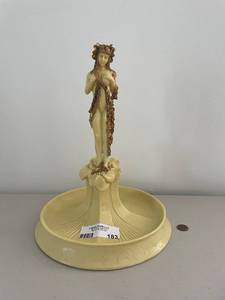 lot 183 image: Oliver Tupton Art Nouveau Nude Figurine