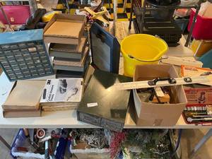 lot 898 image: Assorted Workshop Tools and Supplies - Take What You Want