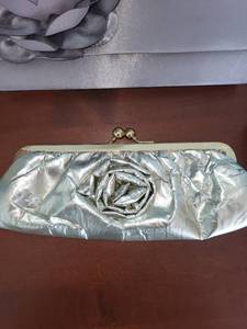 Set of 5 Elegant Clutch Handbags with Floral Accents
