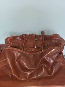 lot 410 image: Valentina Leather Travel Bag with Rollers