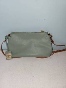 lot 447 image: Valentina Italy Leather Crossbody Bag
