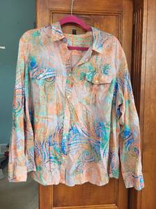 lot 545 image: Set of 8 Womens 3X Shirts by Ralph Lauren and Harley-Davidson