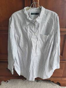lot 547 image: Collection of 4 Lauren Ralph Lauren Mens 3X Pinstripe Shirts