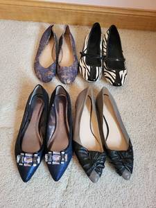 lot 634 image: Set of 4 Pairs of Womens Dress Shoes - Various Styles
