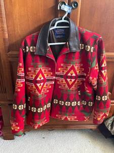 lot 611A image: Pendleton Woolen Mills High Grade Western Wear Jacket XXL