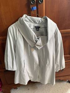 lot 628C image: INC International Concepts Womens Light Grey Jacket