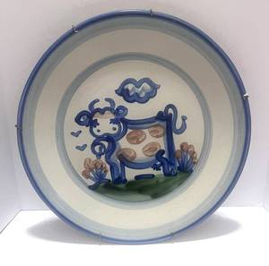 lot 11 image: M.A. Hadley Cow Plate